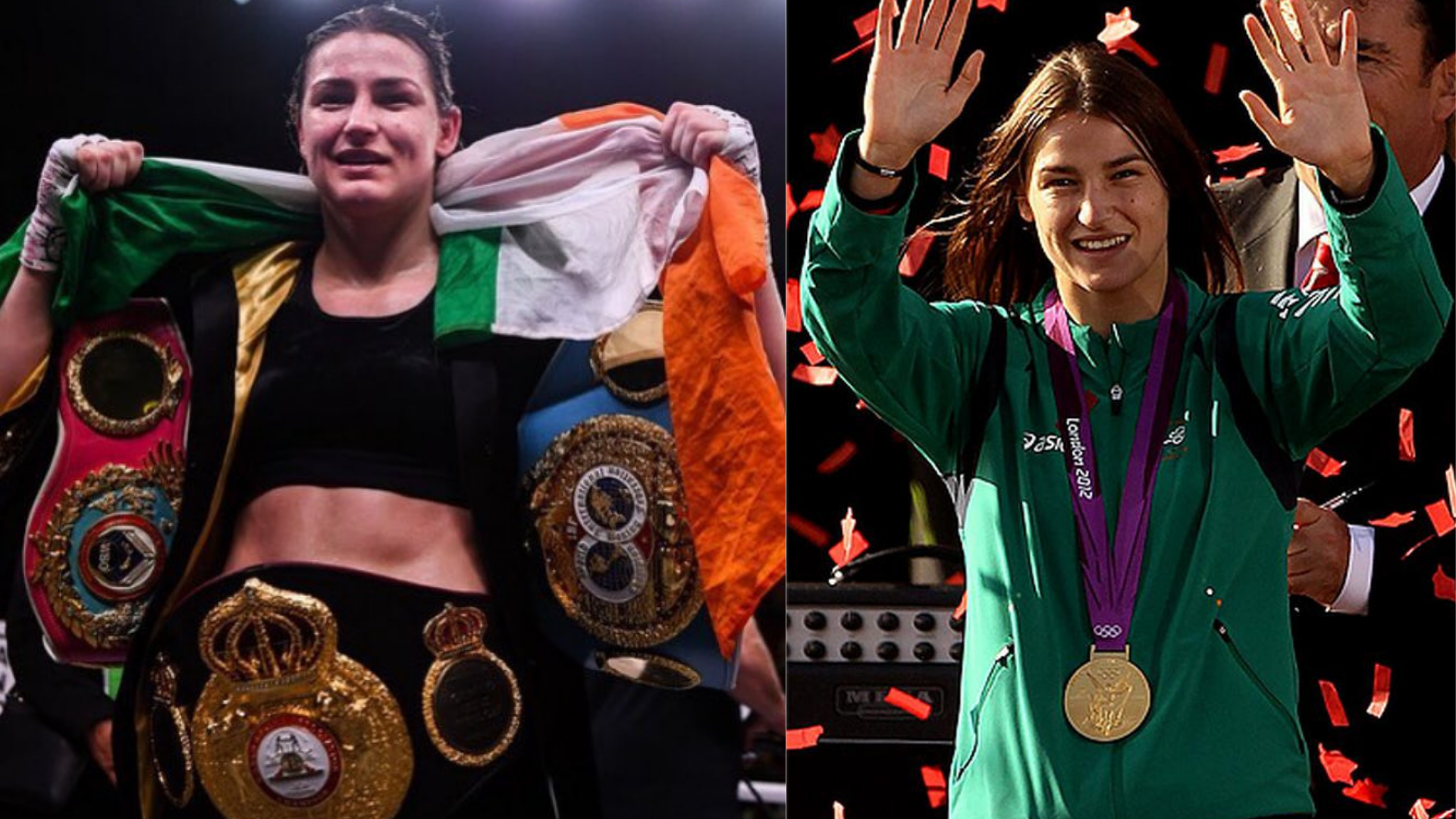 Katie Taylor with the Olympic Gold Medal