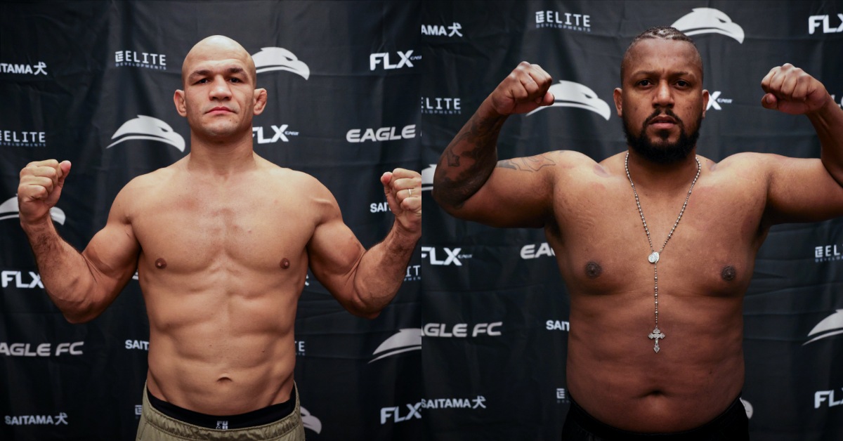 Junior Dos Santos weight in for Eagle FC 47