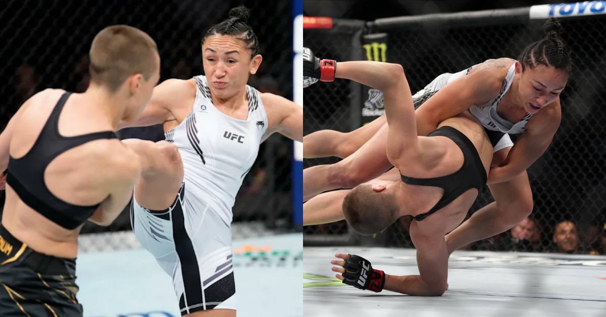 Carla Esparza beats Rose Namajunas at UFC 274