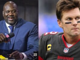 Shaquille O'Neal and Tom Brady