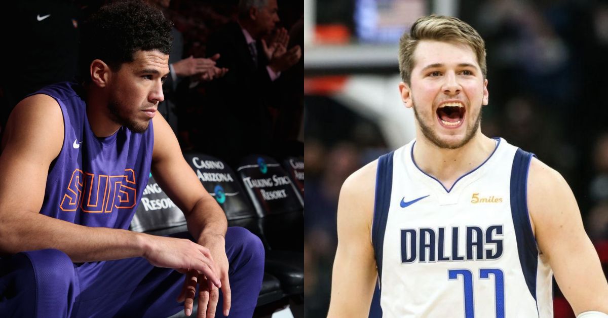 Devin Booker and Luka Doncic